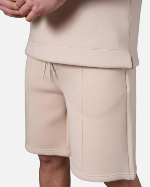 Completo T-shirt e Pantaloncini Basic - Beige - Footkorner