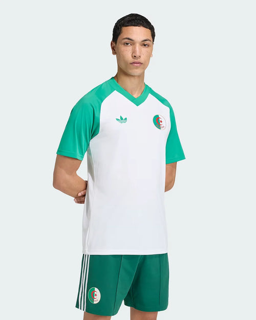 Camiseta de entrenamiento Argelia Copa del Mundo 2026 - Blanco/Verde - Footkorner