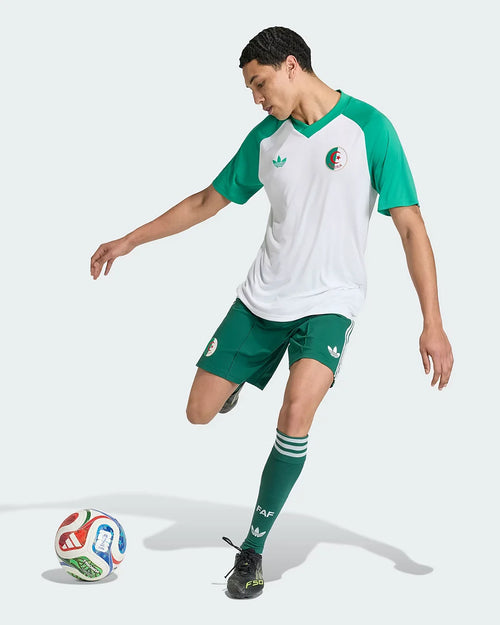 Camiseta de entrenamiento Argelia Copa del Mundo 2026 - Blanco/Verde - Footkorner