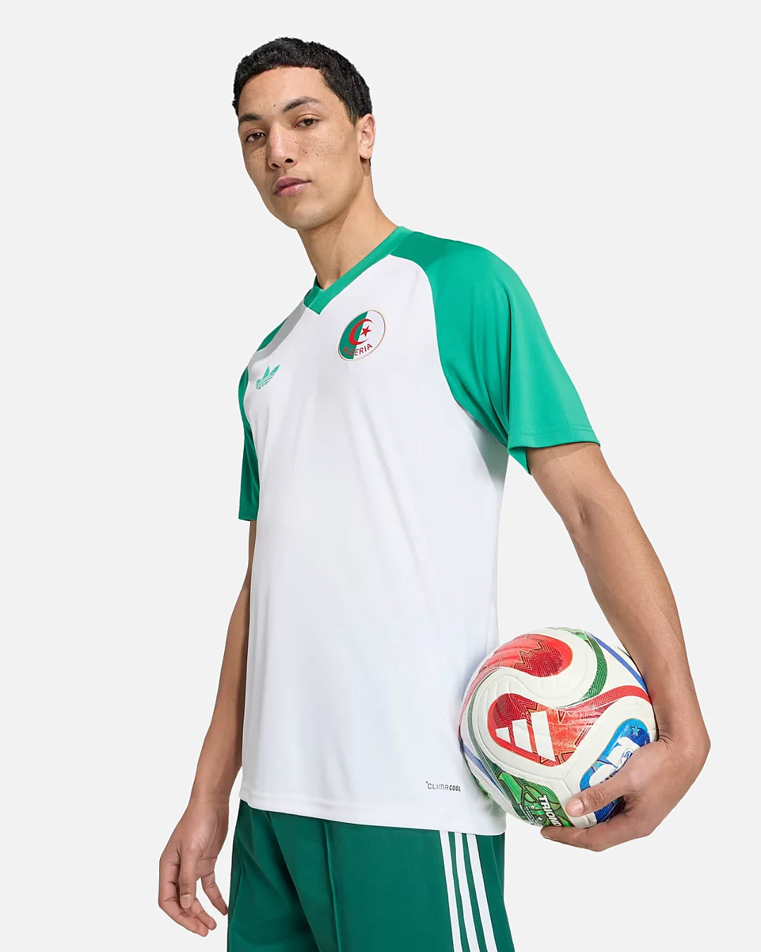 FootkornerCamiseta de entrenamiento Argelia Copa del Mundo 2026 - Blanco/Verde