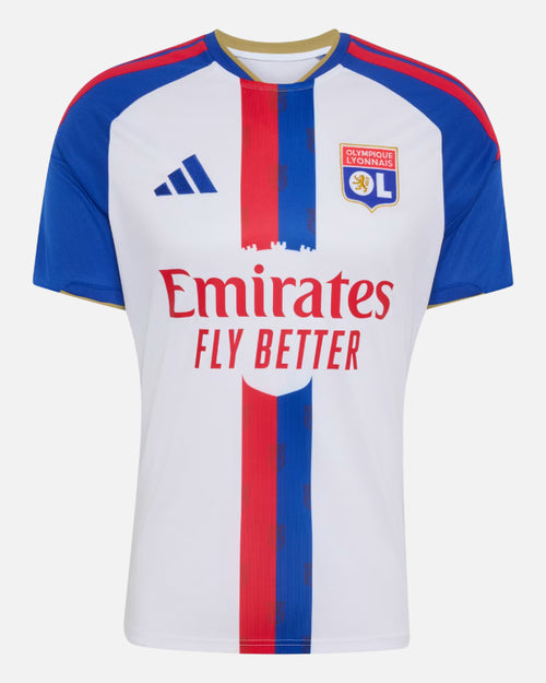 Maillot Domicile Olympique Lyonnais 2026/2027 - Blanc/Bleu - Footkorner