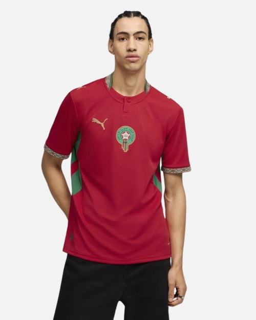 Maillot Domicile Maroc Coupe du Monde 2026 - Rouge - Footkorner