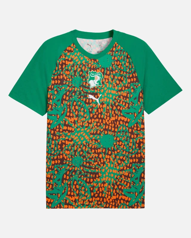 FootkornerMaillot Pré-Match Côte d'Ivoire Coupe du Monde 2026 - Vert