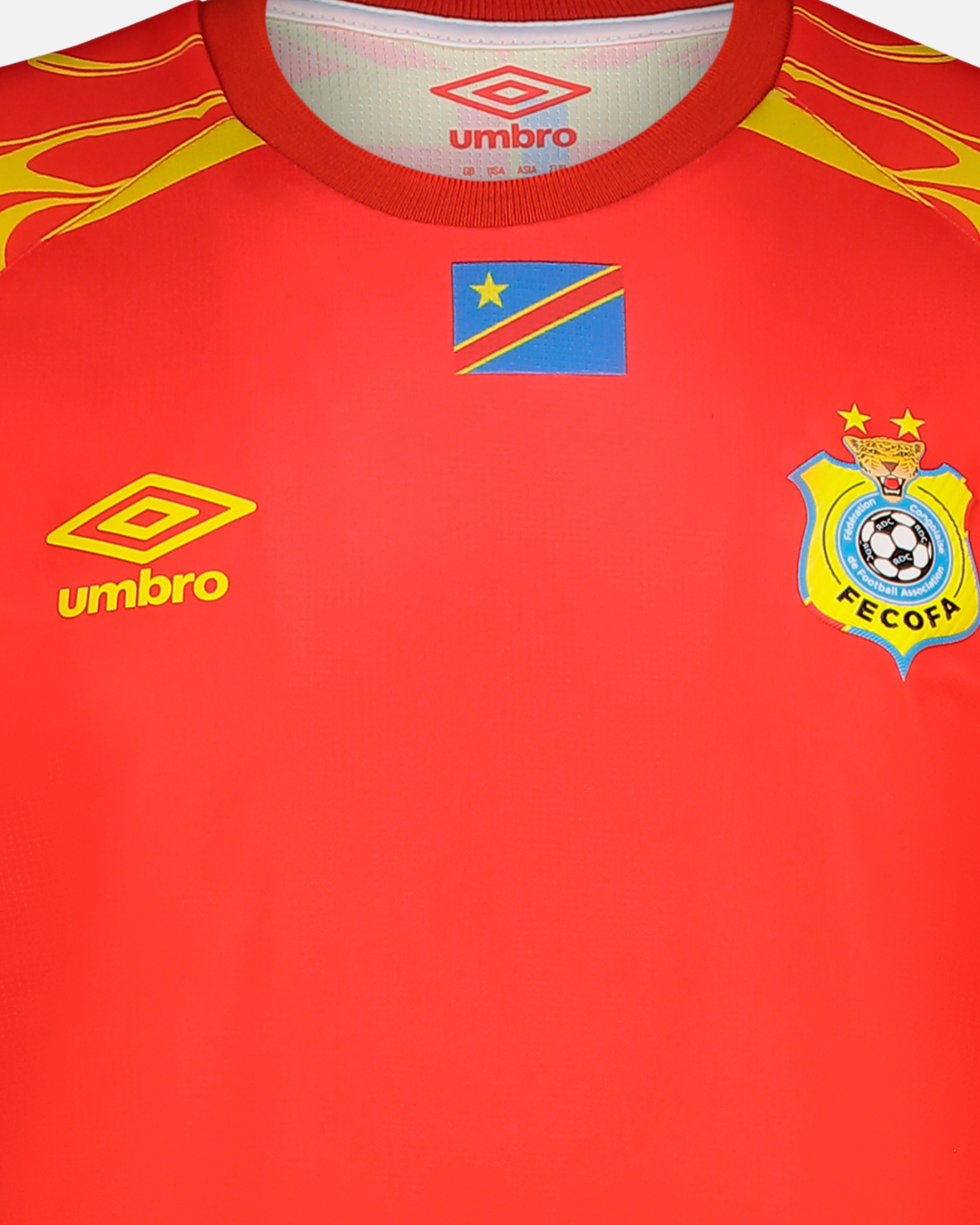 FootkornerMaillot Third République Démocratique du Congo 2025/2026 - Rouge