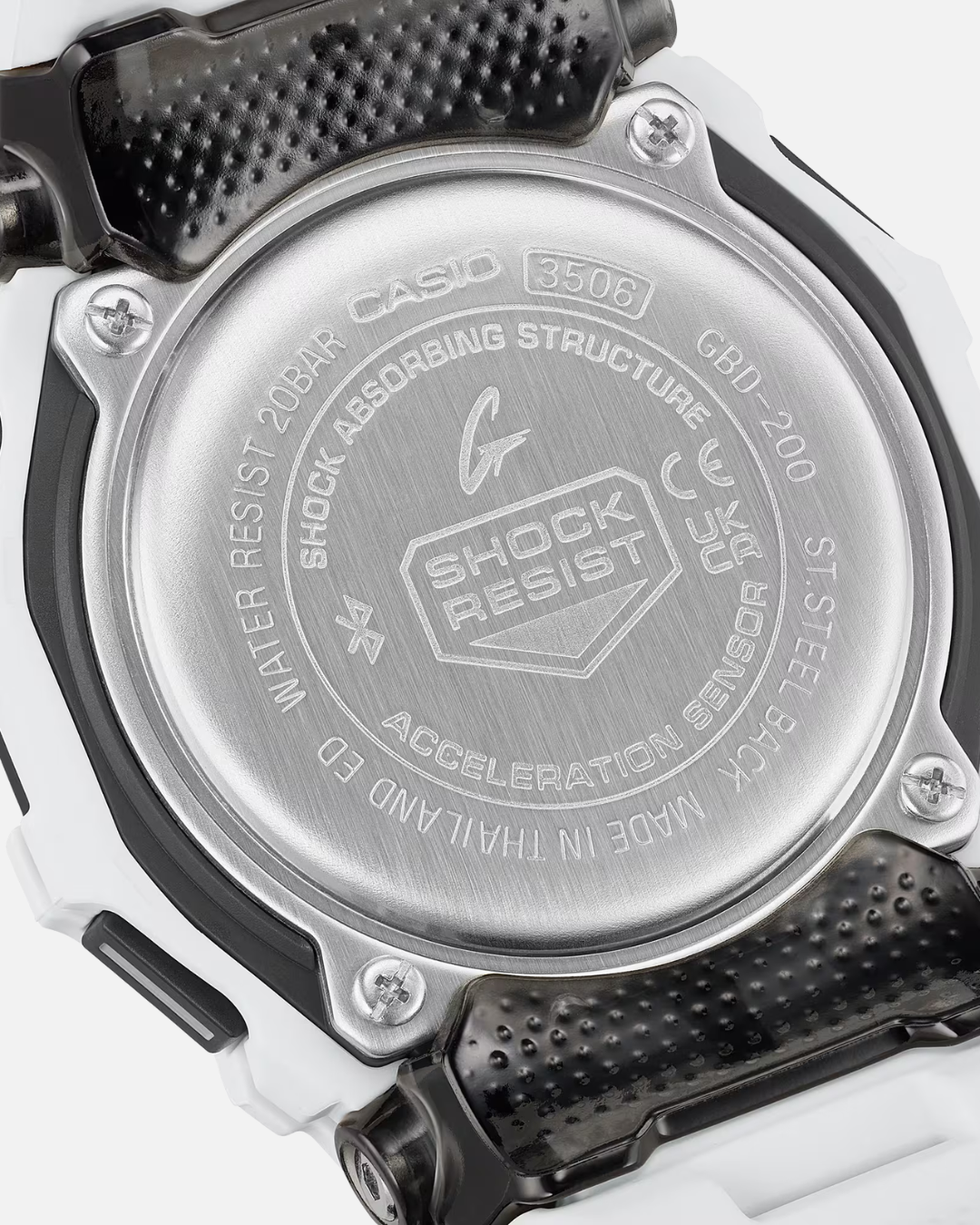 FootkornerMontre Casio G-squad - Blanc/Noir