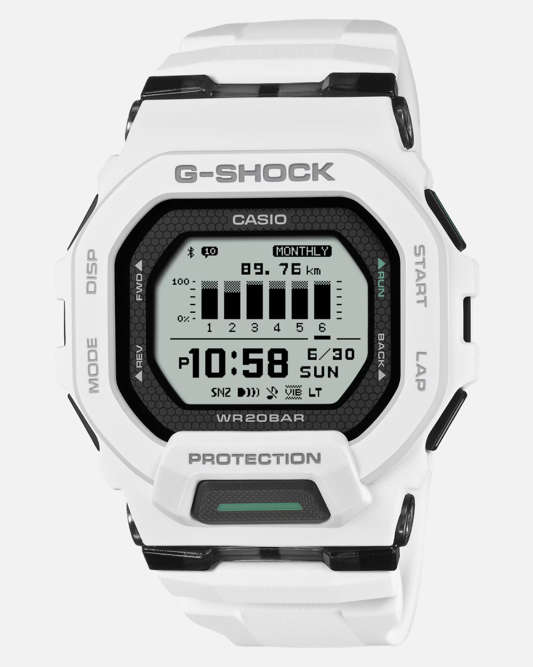 FootkornerMontre Casio G-squad - Blanc/Noir