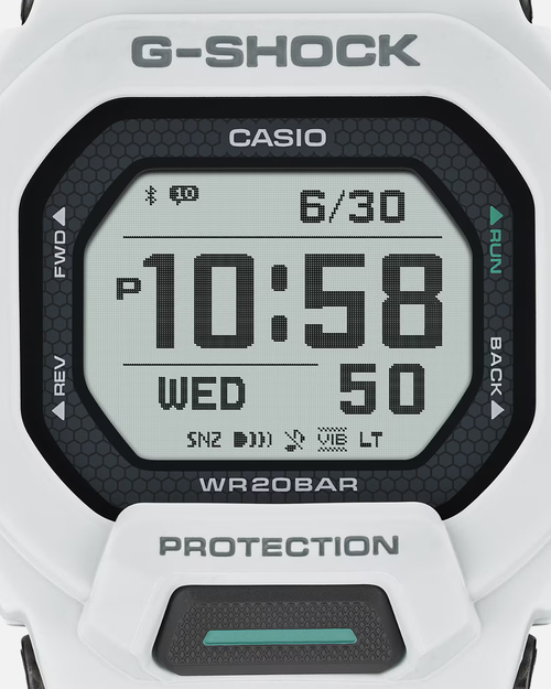 Montre Casio G-squad - Blanc/Noir - Footkorner