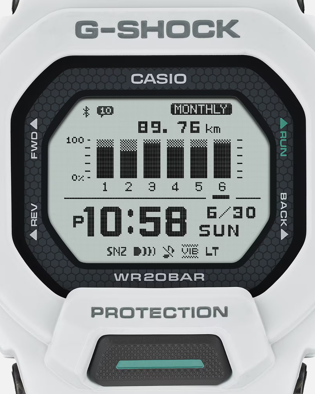 FootkornerMontre Casio G-squad - Blanc/Noir