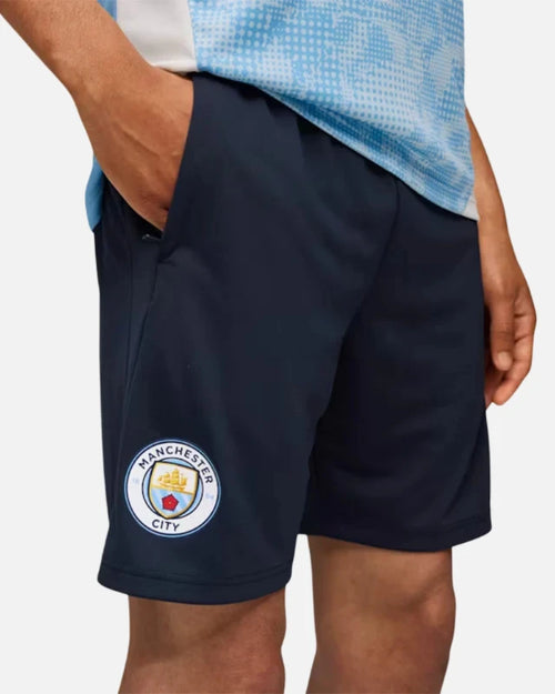 Puma Manchester City Trainingsshorts - Blau - Footkorner