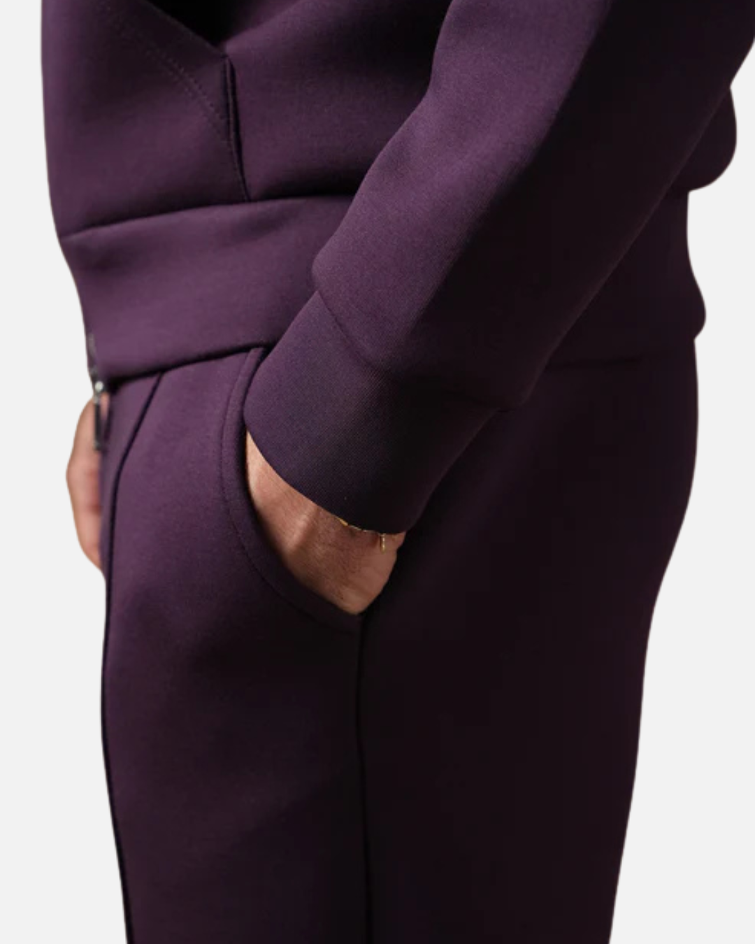 FootkornerBasic Trainingsanzug mit Kapuze und Reißverschluss - Violett