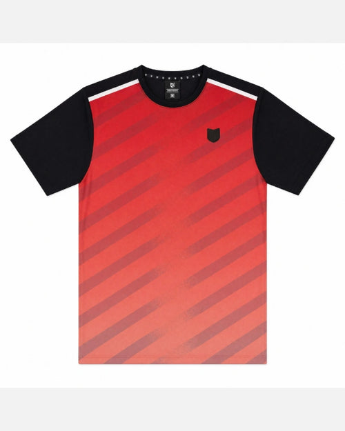 T-Shirt FK Rise - Rot/Schwarz - Footkorner