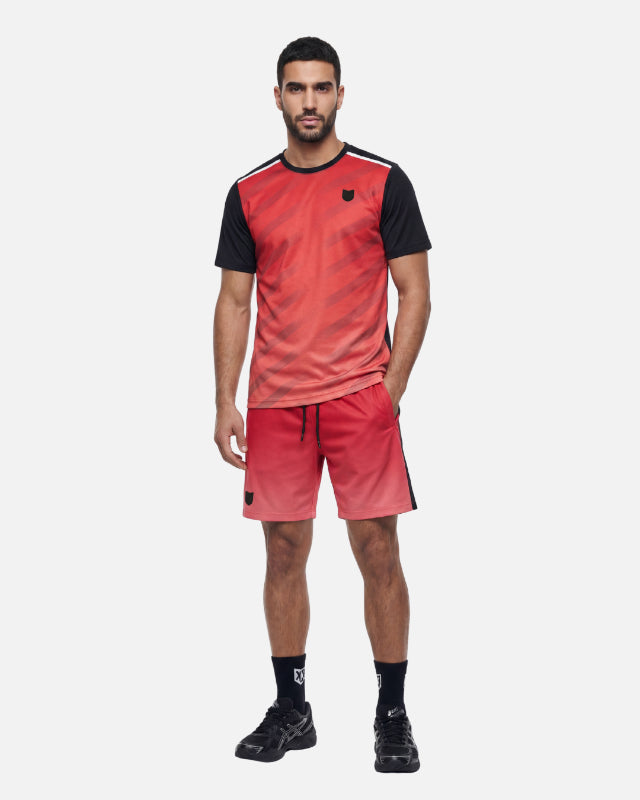 FootkornerT-Shirt FK Rise - Rot/Schwarz