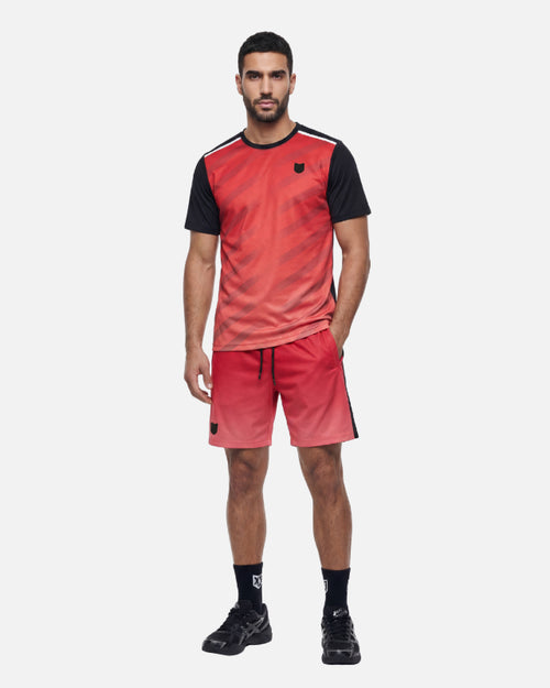 T-Shirt FK Rise - Rot/Schwarz - Footkorner