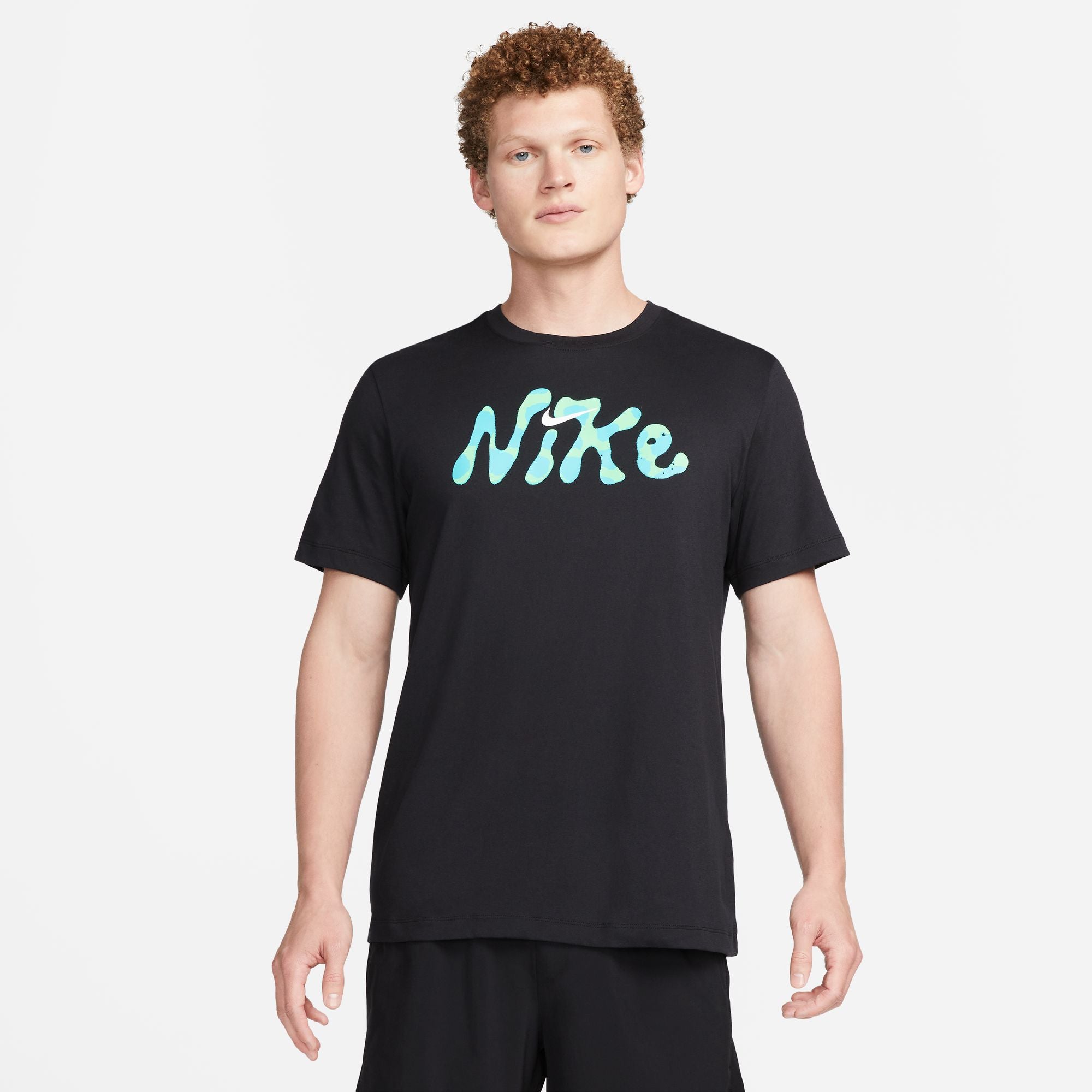 Nike Dri-FIT T-Shirt - Black/Blue