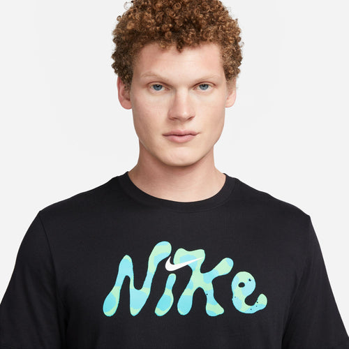 Camiseta Nike Dri-FIT - Negro/Azul - Footkorner