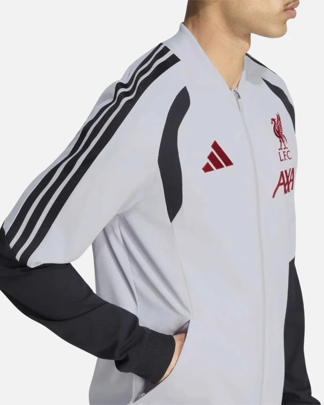 FootkornerLiverpool FC Tiro Präsentations-Trainingsjacke 2026/2027 – Weiß
