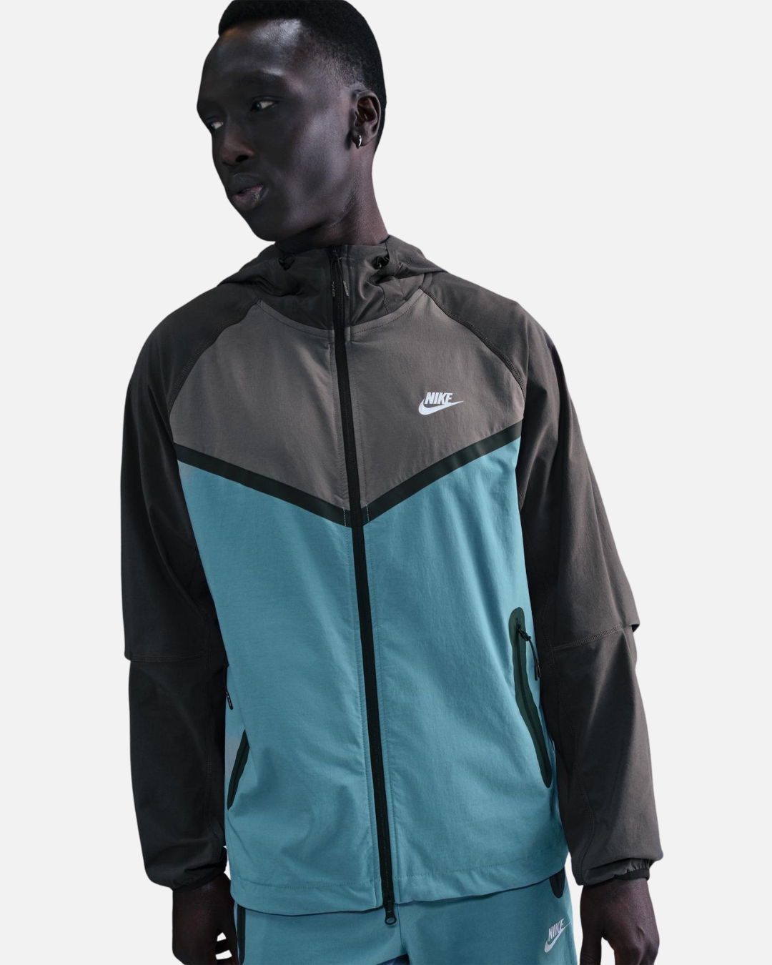 Chaqueta impermeable Nike Tech - Azul/Negro/Gris