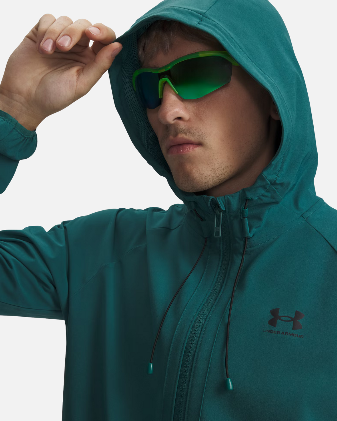 FootkornerUnder Armor Stretch Woven Jacket - Green