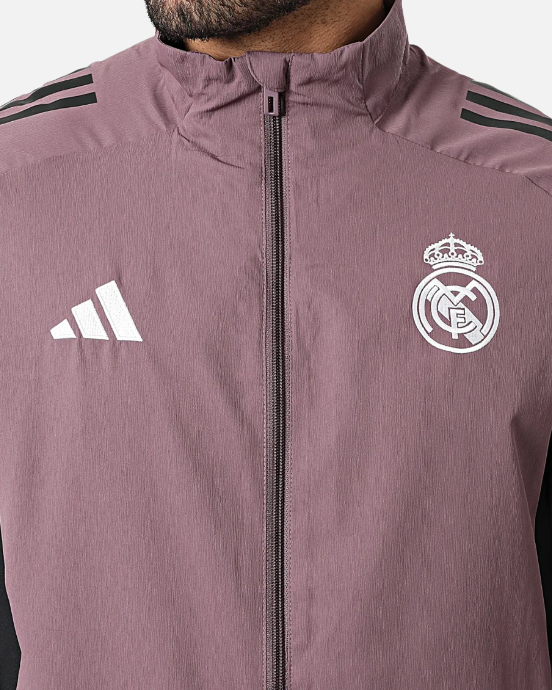 FootkornerVeste de survêtement Real Madrid 2026 - Noir/Rose