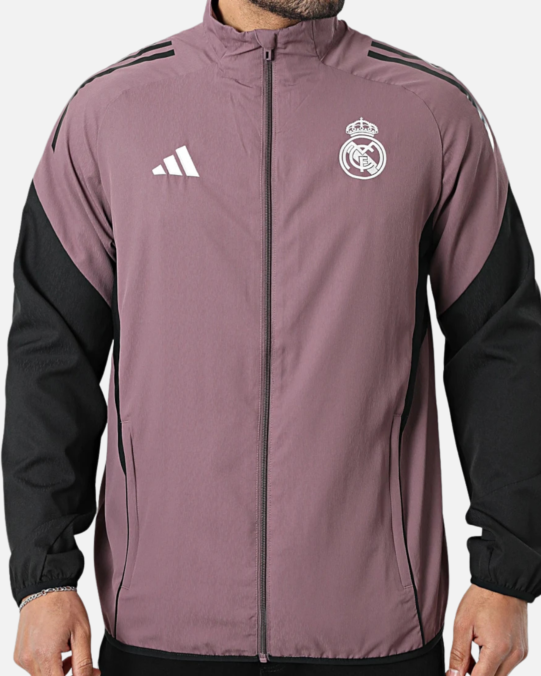 FootkornerVeste de survêtement Real Madrid 2026 - Noir/Rose