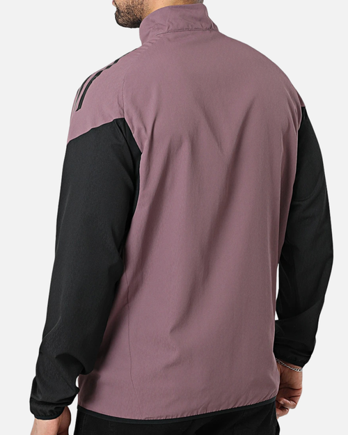 Veste de survêtement Real Madrid 2026 - Noir/Rose - Footkorner