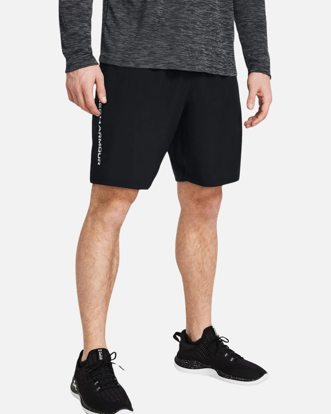 Pantaloncini Under Armour Wordmark - neri