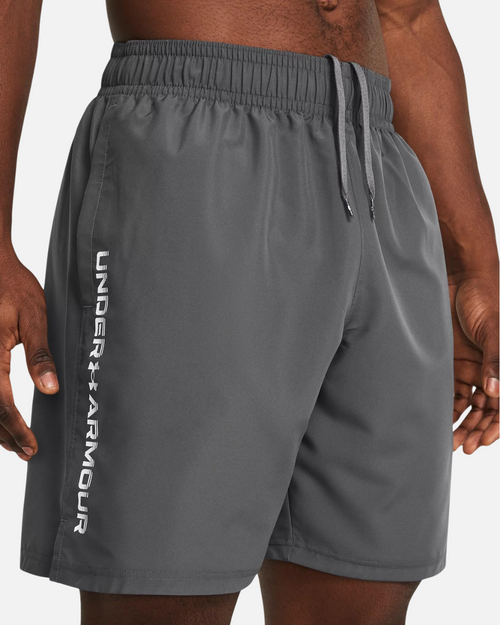 Pantaloncini Under Armour Wordmark - Grigi - Footkorner