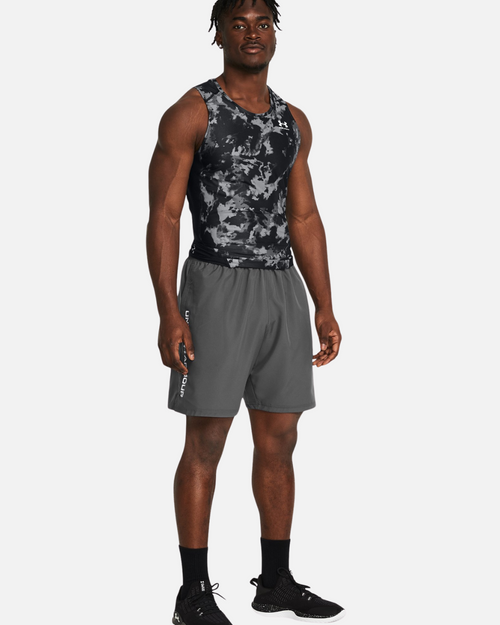 Pantaloncini Under Armour Wordmark - Grigi - Footkorner