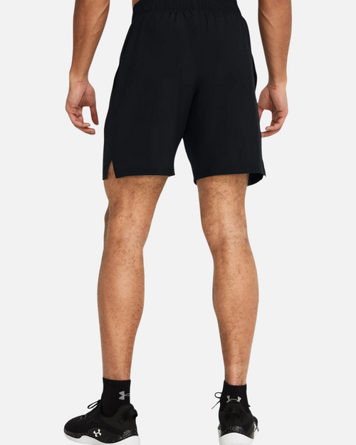 Short Under Armour Wordmark - Noir/Jaune - Footkorner