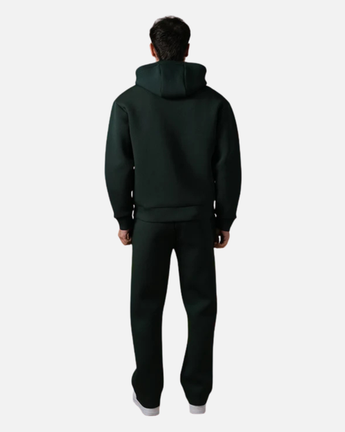 Survêtement Basic à Capuche Zip - Vert - Footkorner