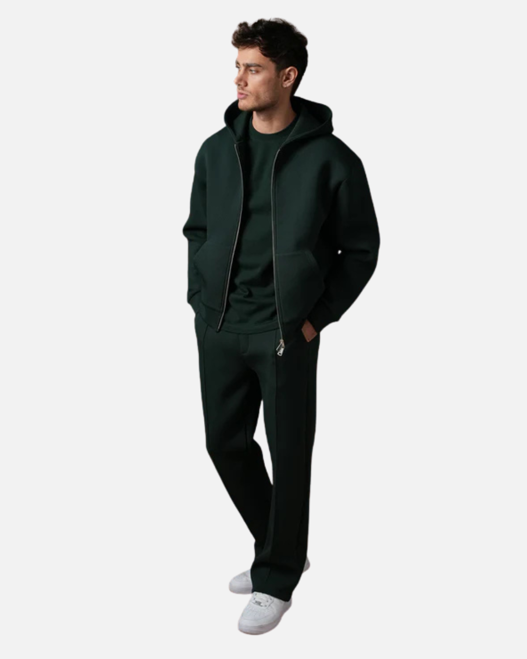 FootkornerSurvêtement Basic à Capuche Zip - Vert