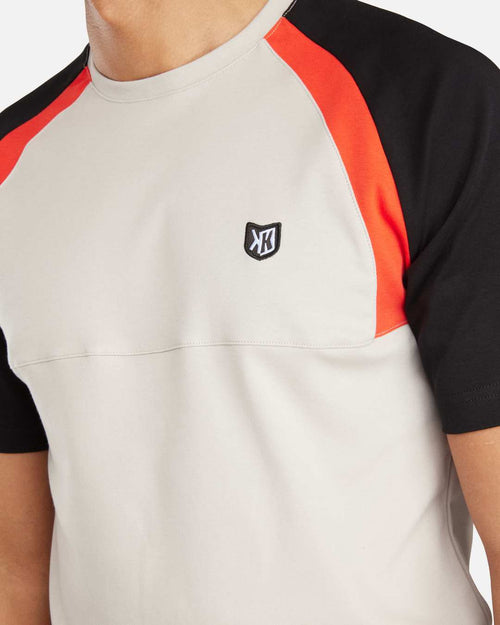 T-shirt FK Spirit - Beige/Noir/Rouge - Footkorner