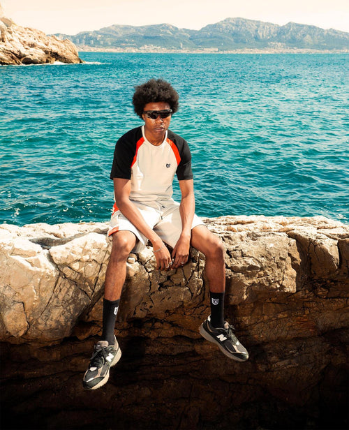 T-shirt FK Spirit - Beige/Noir/Rouge - Footkorner