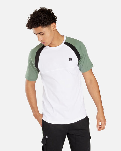 FK Spirit T-shirt - White/Black/Green - Footkorner