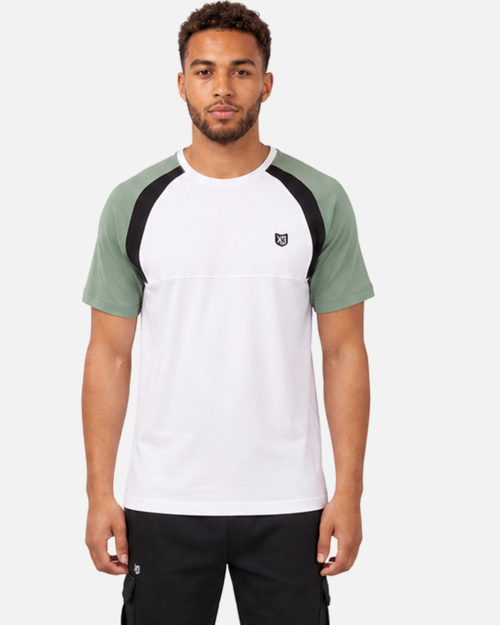T-shirt FK Spirit - Blanc/Noir/Vert - Footkorner