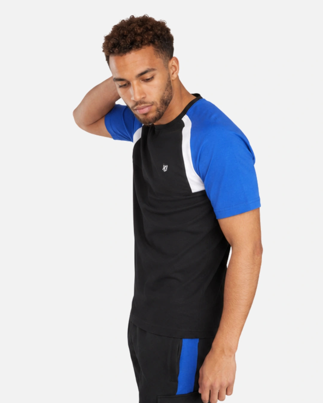 FootkornerT-shirt FK Spirit - Noir/Bleu/Blanc
