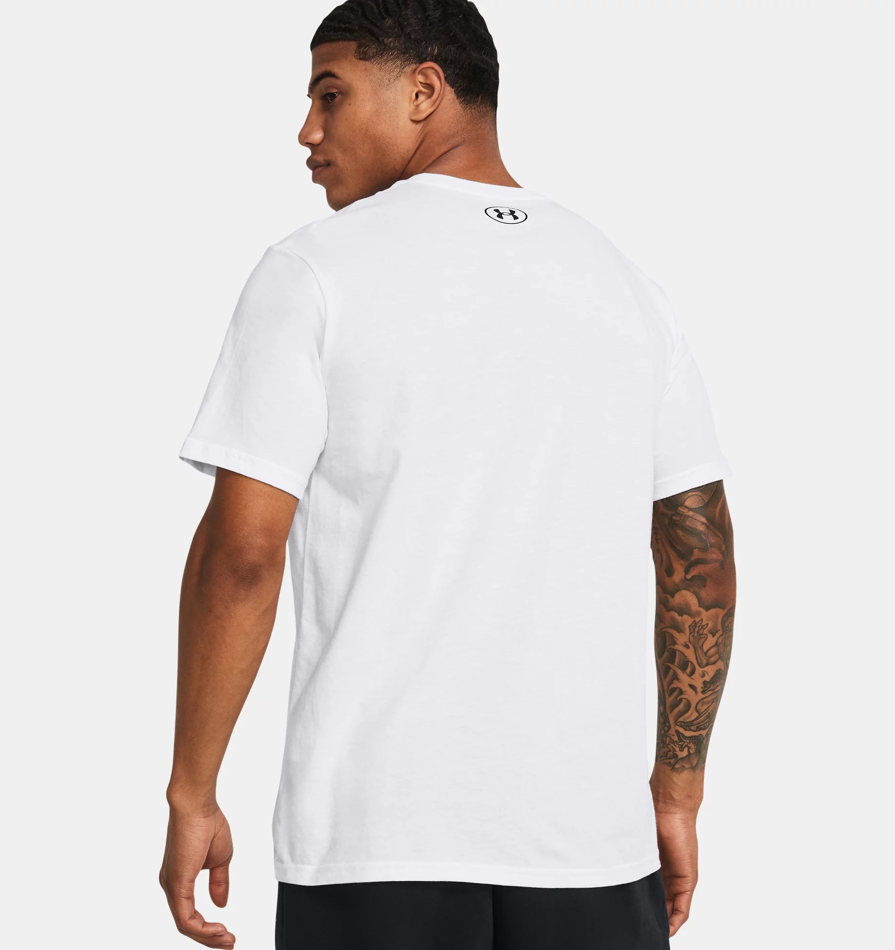 T-Shirt Under Armour Foundation – Blanc/Noir