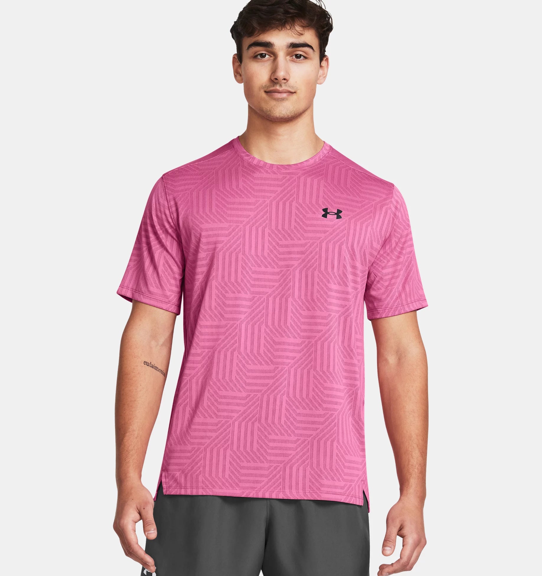 T-Shirt Under Armour Tech™ Vent Geotessa - Rose