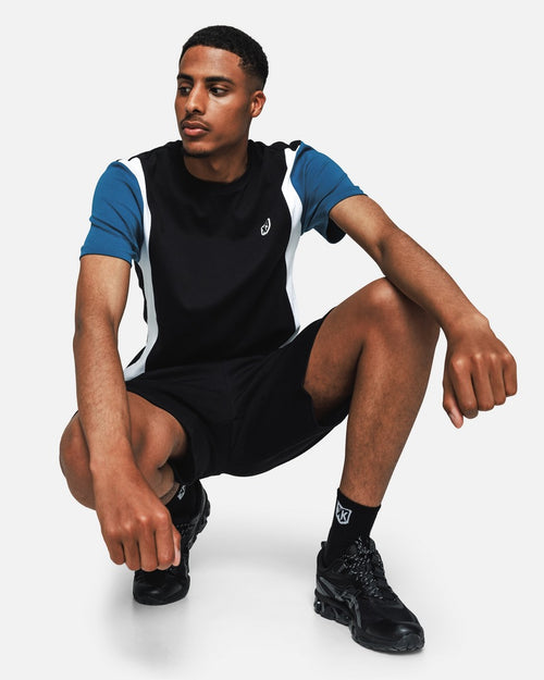 T-shirt FK Canto - Noir/Blanc/Bleu - Footkorner