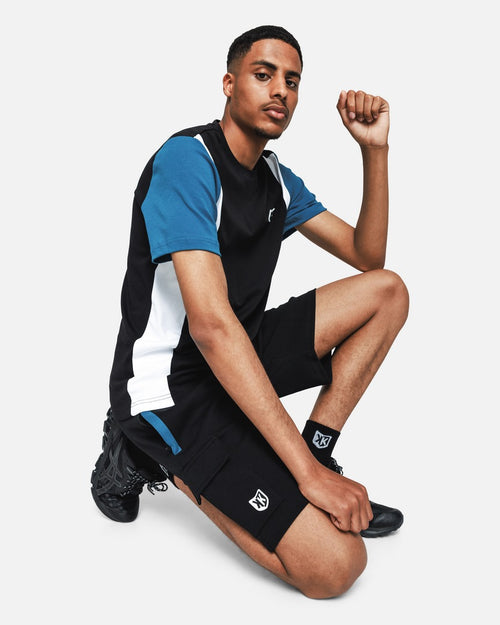 T-shirt FK Canto - Noir/Blanc/Bleu - Footkorner