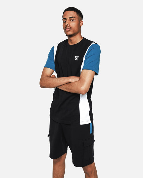 T-shirt FK Canto - Noir/Blanc/Bleu - Footkorner