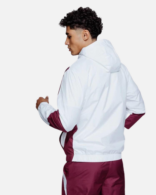 Veste Coupe-Vent Manchester City - Blanc/Orange/Bordeaux - Footkorner