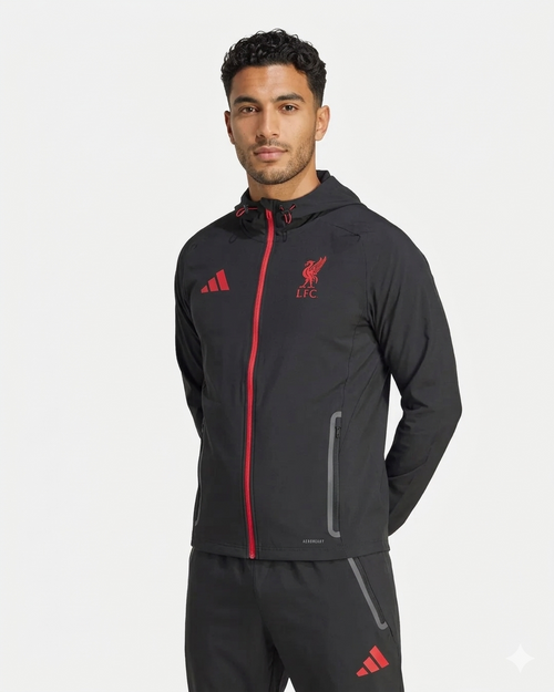 Chaqueta Liverpool FC Tiro 25 - Negro/Rojo - Footkorner