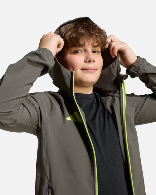 Veste Real Madrid Tiro 25 Competition Vis Tech Junior - Vert - Footkorner