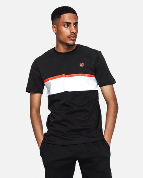 FK Sicarios V T-Shirt - Black/White/Red - Footkorner