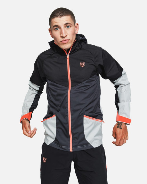 Giacca a vento FK AWK II - nera/grigia/rosa - Footkorner