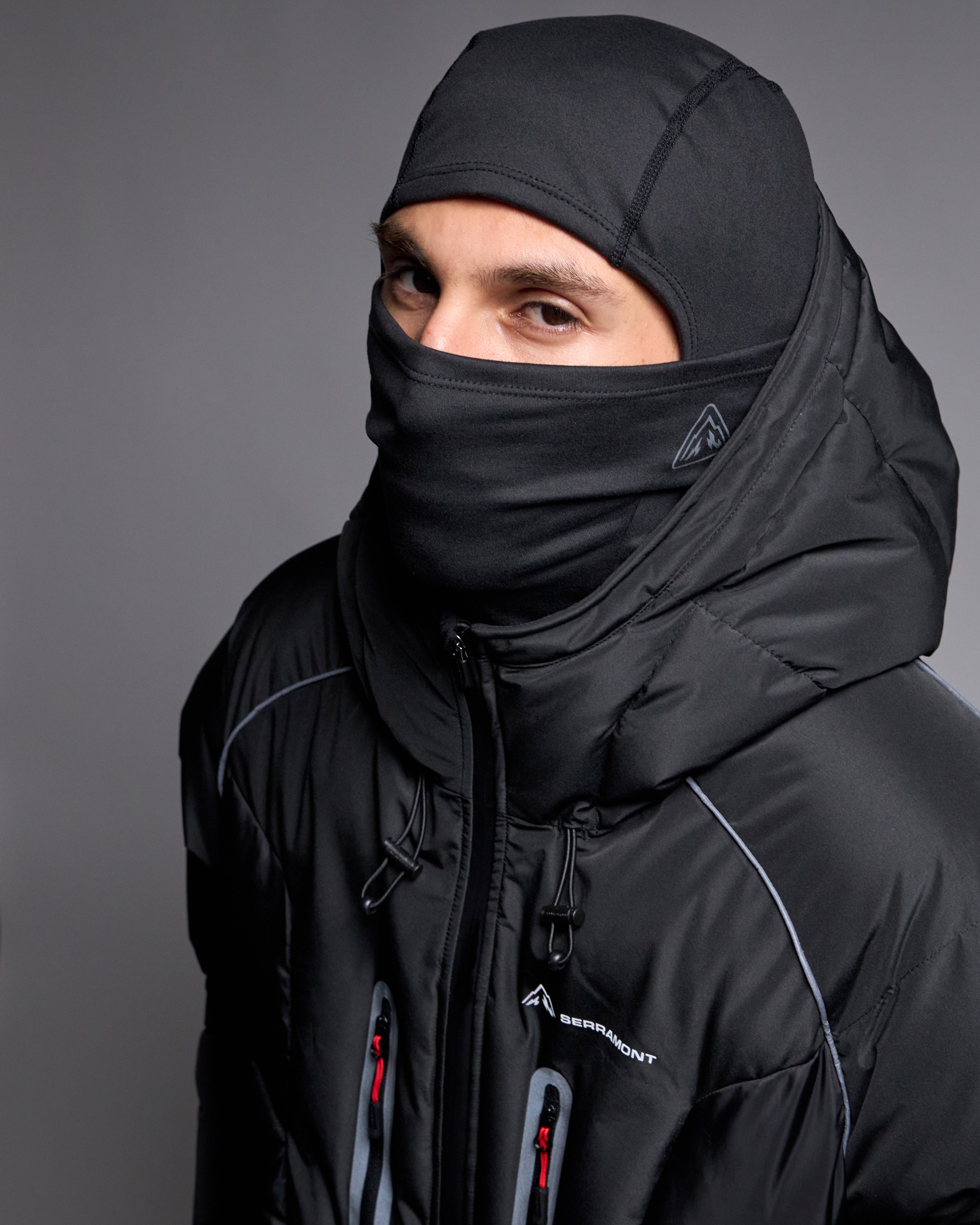 FootkornerSerramont Steppjacke Cross mit integrierter Kapuze - Schwarz