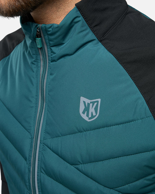 Chaqueta de chándal FTKR Icon - Verde/Negro - Footkorner