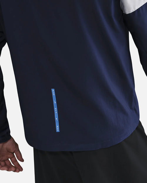 Veste imperméable Nike Air Run - Bleu/Blanc - Footkorner