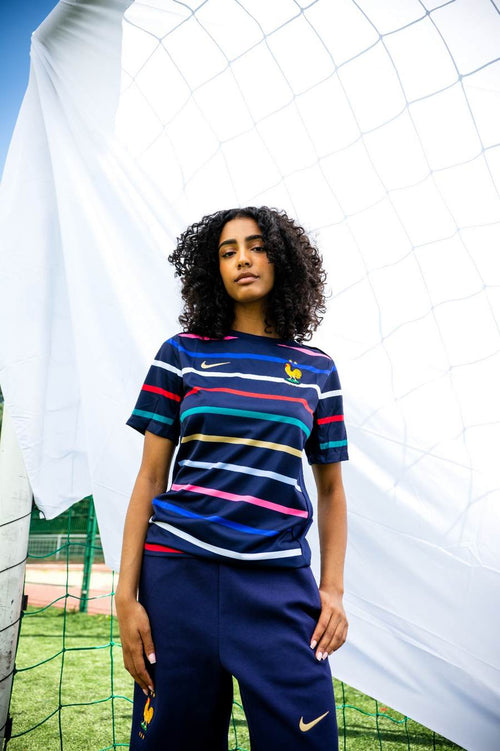 Maglia pre-partita Nazionale Francia 2024 - Blu/Rosso/Bianco - Footkorner